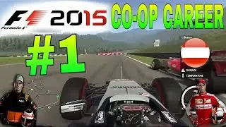 F1 2015 Co Op Championship Part 1: WE HAVE ALREADY COLLIDED!