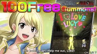 Grand Summoners x FAIRY TAIL - Crossover Intro Video Lucy Version!