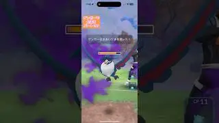 CP2500以下【197ヨーギラスクリフ】正真正銘ゲンガーのみでロケット団リーダーを全抜きする！いわくだきヨーギラスバークアウトドンカラスバレットパンチカイリキー【ポケモンGO】