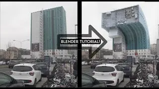 BLENDER TUTORIAL: Bend buildings in videos using Blender - Promo