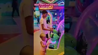 EDM MALL Delhi me Ridha ka first experience| Masti zone 😂😍😜#shortvideo #shorts #fun #delhi