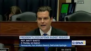 MATT GAETZ GOES BALLISTIC: &lsquo;Biden Admin Destroying Our Military by Force-feeding It Wokeism&rsquo;
