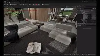 Interactive screen recording from the Unreal Engine VR Villa workspace  3