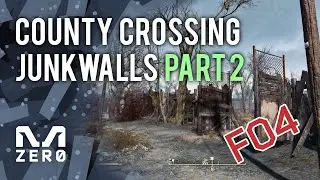 Fallout 4 PS5 Settlement Build | County Crossing Junk Wall | Part 2 (QwaPA Place Anywhere Mod)