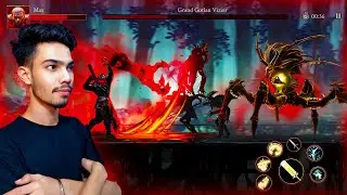 SHADOW OF DEATH: OFFLINE GAMES 1 LEVEL TO 10 BOOS LEVEL PLAY 🙀💀#shadow #shadowfightarena 