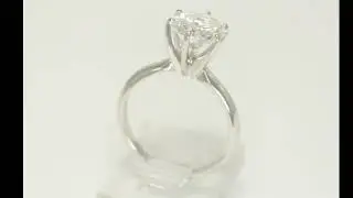 GIA Certified 2.0CT Natural Diamond Solitaire Engagement Ring H/VVS2 14K SZ 5.75 - 34424
