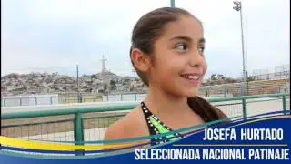 Josefa Hurtado la pequeña gran estrella del patinaje Chileno. CORPORACIÓN DE DEPORTES COQUIMBO