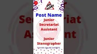 CSIR IMMIT 10+2 Various Post Online Form 2021 || #Shorts