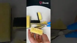 Genius sponge cubes hack #genius #hacks #easy
