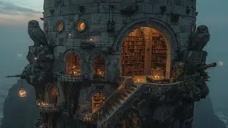 A Forgotten Wizard Village Beyond the Forest Paths &ndash; 4K Hogwarts Ambience & Relaxing Magical Music