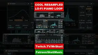 Cool Resampled Lo-Fi Piano!  #sounddesign #ableton #musicproducer #lofibeats