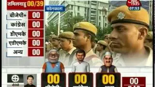 Counting amidst tight security across the country