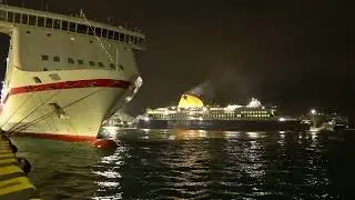 Αφιξη  πρωτου πλοιου   2026  Λιμανι  Πειραια-Blue Star Delos-Arrival of first ship   Piraeus Greece