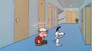Linus going through blanket withdrawl. (A Boy Named Charlie Brown)