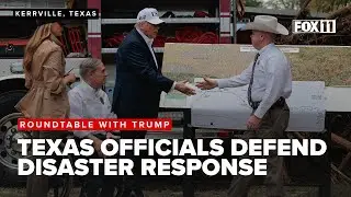 Trump joins Texas officials for roundtable discussion following catastrophic flash flooding