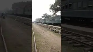 Bangladeshi local train LR Full view. Monster train with powerfull engine