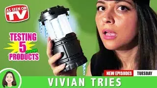 TACLIGHT LANTERN | 5 STRANGE AS SEEN ON TV PRODUCTS! |  VIVIAN TRIES