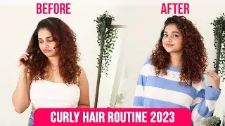 Curly Hair Routine 2023 using Dove Beautiful Curls Range | Budget Friendly Curly Hair | @ShrutiAmin