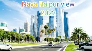 Naya Raipur Drone view 2022 / Naya Raipur travel by drone / Naya Raipur City view - knowledge Tak 🌆