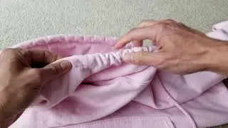 How Easy To Restring My Hoodie Hooded Sweatshirt Less Than 20 Seconds! 1 31 2019