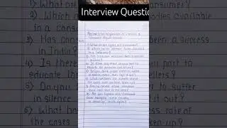 Interview question