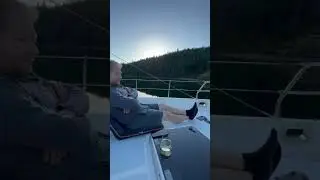 Beautiful evening in Roscoe Bay! #nordhavn  #vlog #canadalife #pnw