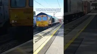 66 305 STORMS through Chelmsford!  #trains #class37 #railwaycontent #trainspotting #class66 #viral