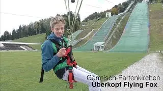 Flying Fox Überkopf (bis zu 70 km/h) - Olympiastadion Garmisch-Partenkirchen