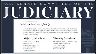 Senate Judiciary SubCmte Int Prop: Protecting Local Radio, Songwriters, Performers in Digital Age