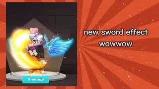 i got new sword effect and god bridge skill :)