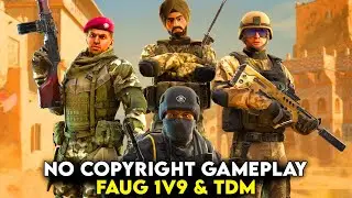 FAUG Multiplayer Independence Day Update Gameplay | 1v9 Mode | TDM Mode | Games Gossip Gameplays
