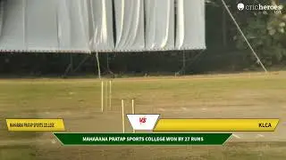 KLCA vs MahaRana Pratap Sports College live cricket match | SHRI GURCHARAN DAS TAANGRI MEMORIAL U-19