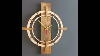 wooden wall clock