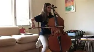 Bach Cello Suite No. 3: Sarabande #livefromhome