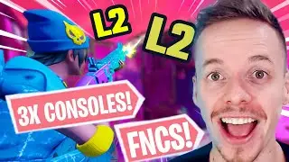 ESTE TRIO DO CONSOLE PASSOU NA FNCS 🏆! AN&Aacute;LISE FORTNITE