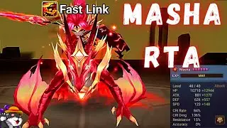 The Power Of Masha (Fire Beast Rider) In RTA  Summoners War
