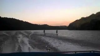 Cheat Lake water skiing