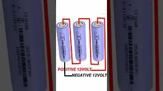 अगर 3 lithium ion battery ko series me connect karenge to kya hooga #shorts #viral #experiment