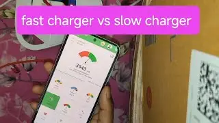 Fast charger vs slow charger, Fast charging test for smartphone @ScienTechAi