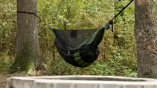 Függőággyal a Bakonyban | KHIBU UNDERQUILT teszt