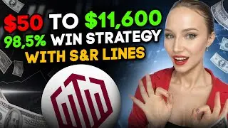 98,5% WIN STRATEGY FOR BINARY OPTIONS TRADING | Quotex trading strategy $50 to $11600