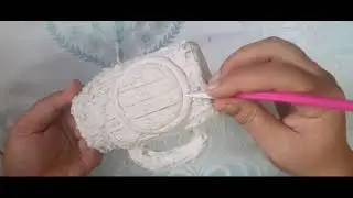 DIY fairy house | diy texture paste homamade texture paste #trending #art #diy 