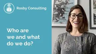 Rosby Consulting - Who we are and what we do