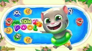 Talking Tom Pool Level 1 - 20 Walkthrough Gameplay HD