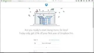 25% Off 1st Year of Dropbox Pro Offer/Discount