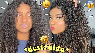 RECUPERANDO MEU CABELO *7 DIAS SEM LAVAR*