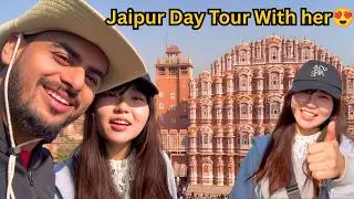 I took a Japanese girl to the pink city Jaipur 😍 | मैं एक जापानी लड़की को पिंक सिटी जयपुर ले गया।