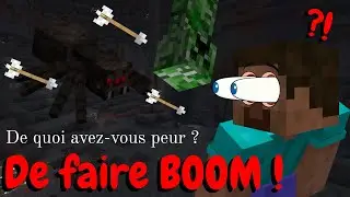 Il devient FOU à causes des creepers et squelettes ?! ( La survie est COMPROMISE !!! )