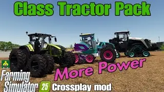 Claas Tractor Pack / кроссплатформенный мод FS25