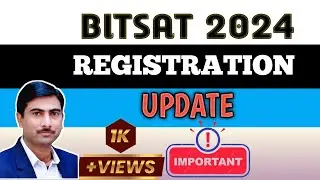 Bitsat 2024 registration date:- **/12/24 || what is the registration date for bits? ||Tech4Pilani